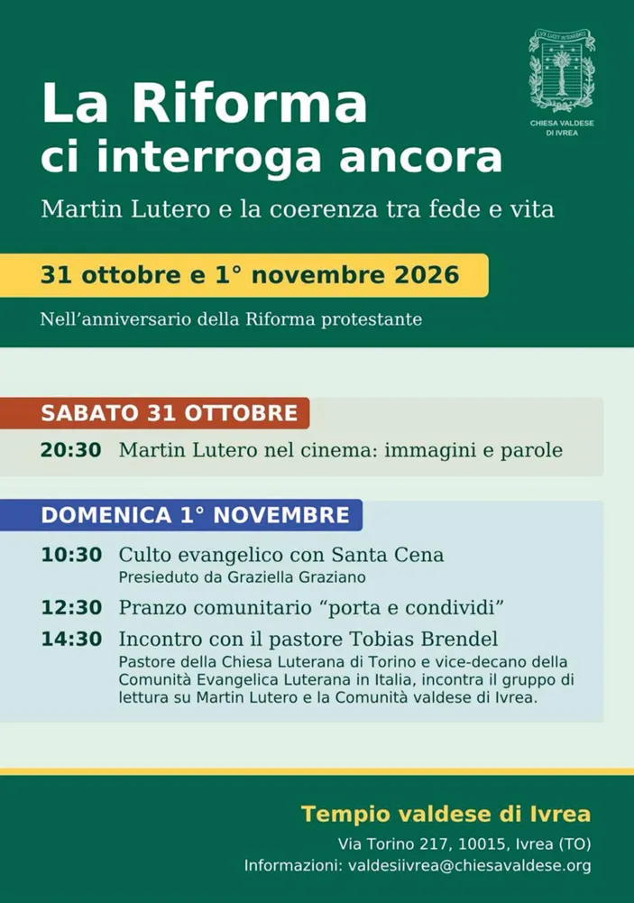 Conferenza "La Riforma ci interroga ancora?"