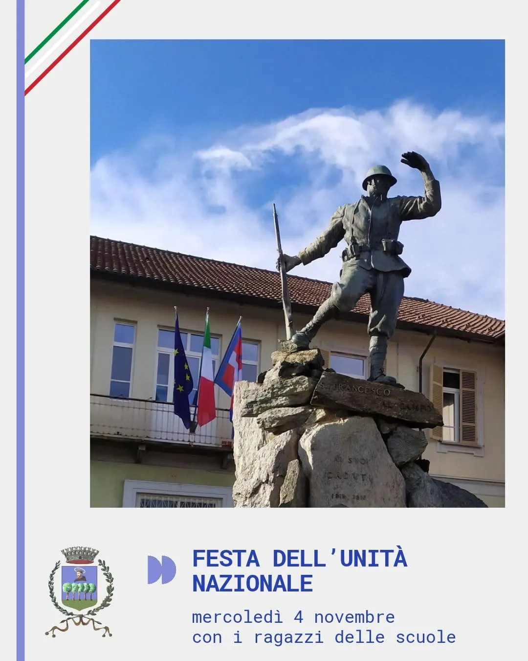 Giorno dell'Unità Nazionale e delle Forze Armate a San Francesco al Campo