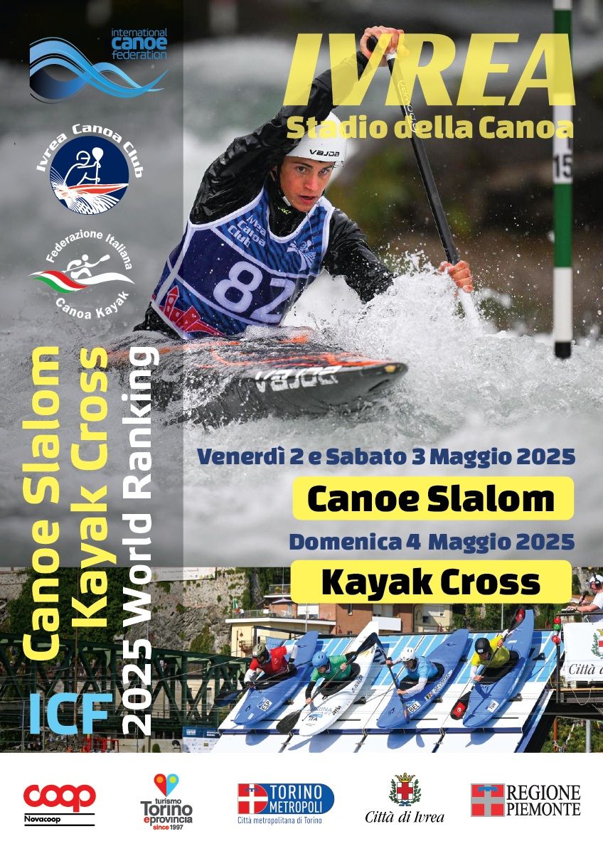 IVREA - Canoe slalom, kayak cross, 2025 world ranking