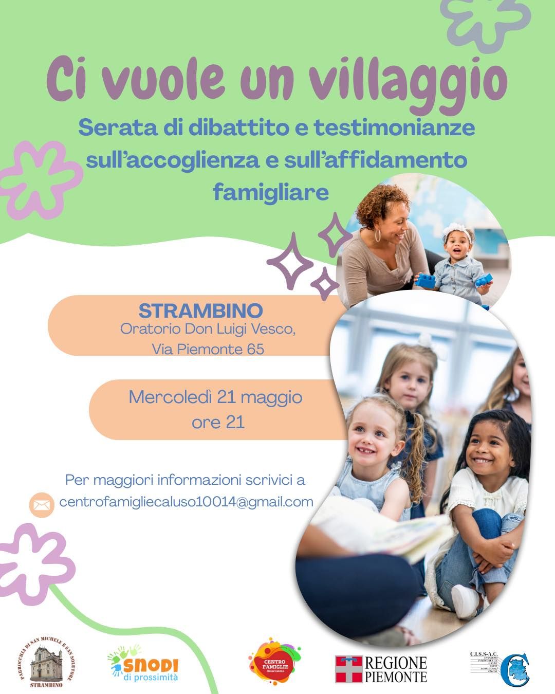 STRAMBINO - Incontro sull'affidamento famigliare