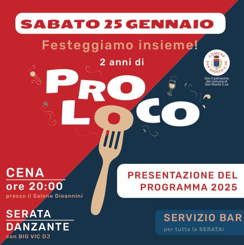 SAN GIUSTO CANAVESE - Due anni di Pro loco