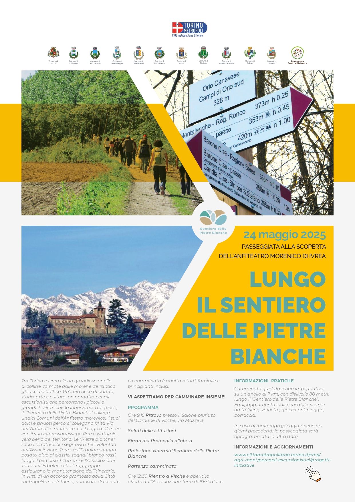 VISCHE - Lungo il sentiero delle pietre bianche