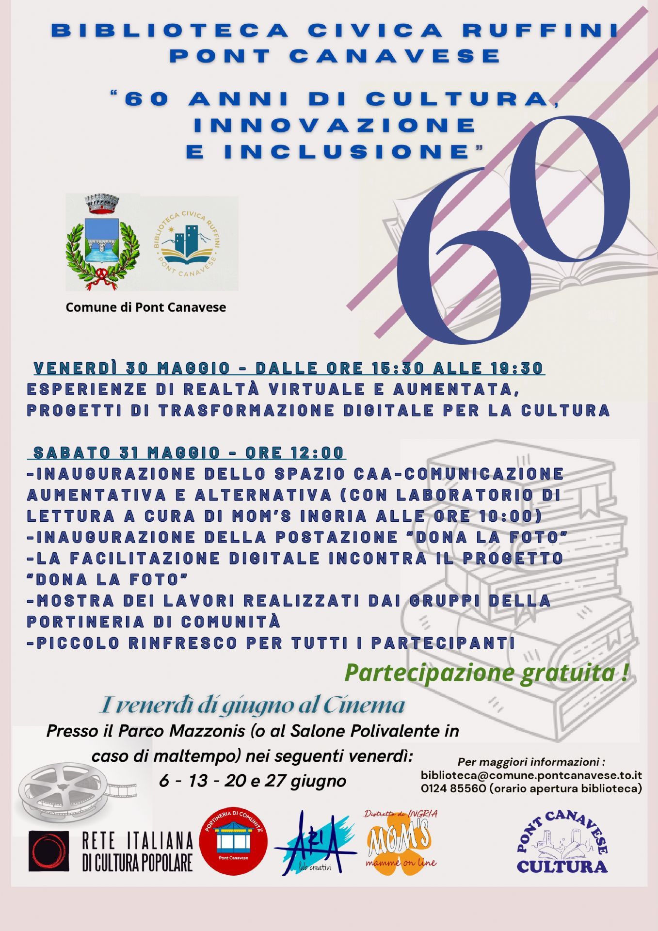 PONT CANAVESE - 60 anni di cultura, innovazione e inclusione