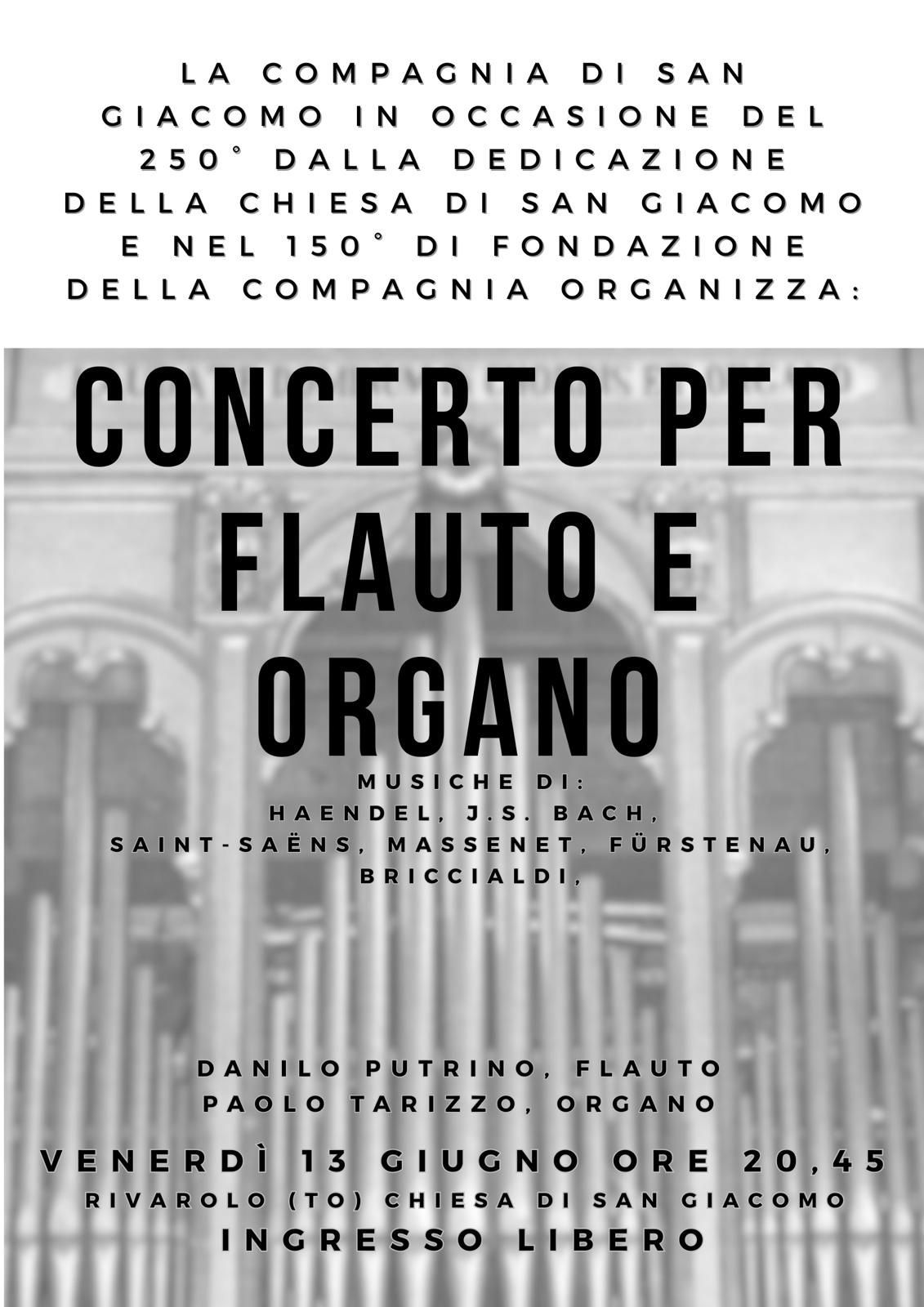 RIVAROLO CANAVESE - Concerto per flauto e organo
