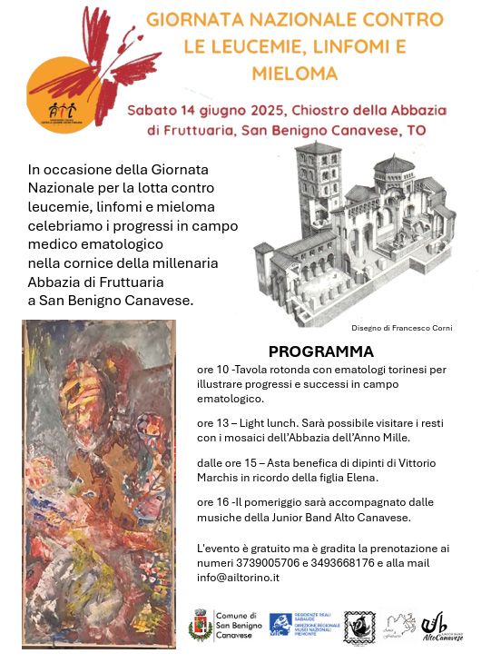 SAN BENIGNO CANAVESE - Giornata nazionale per la lotta contro le leucemie, linfomi e mieloma