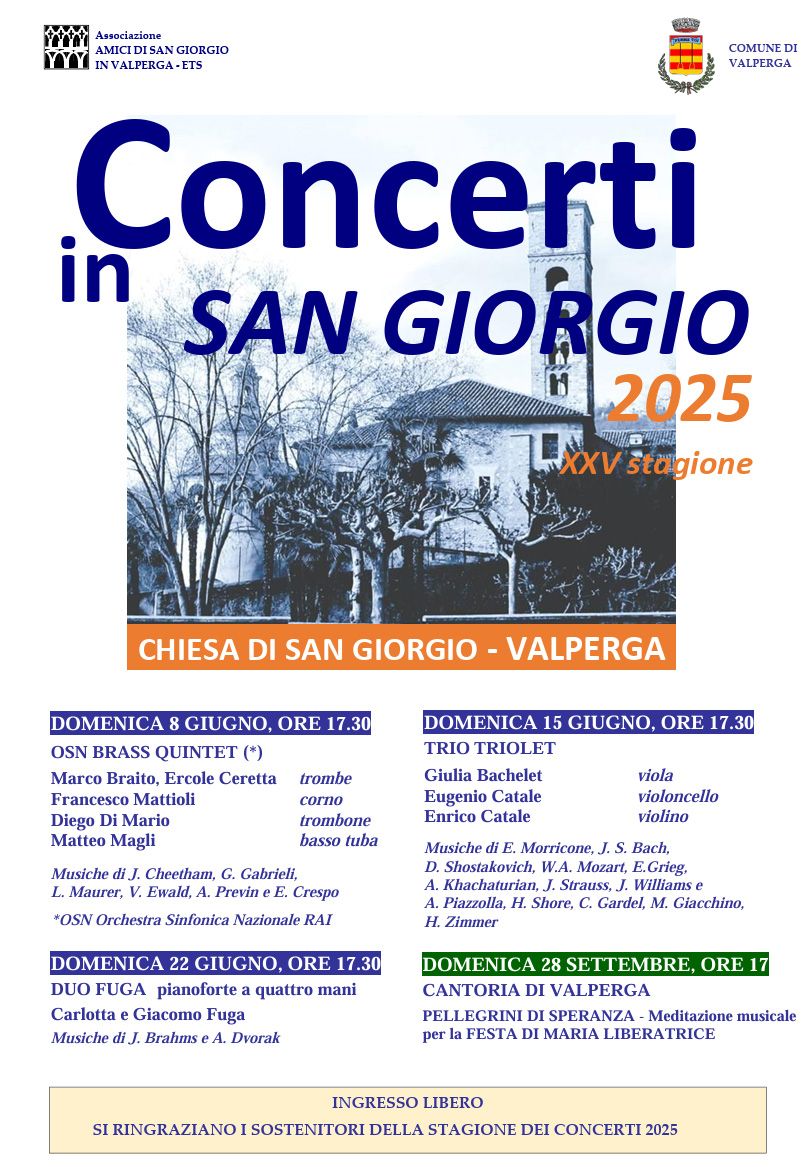 VALPERGA - Concerti in San Giorgio
