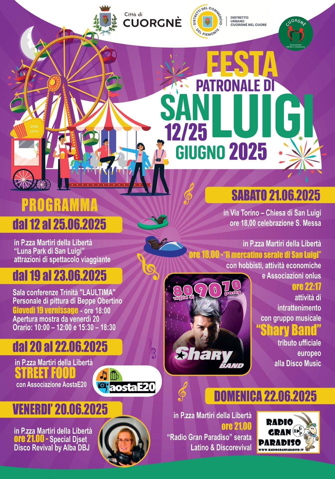 CUORGNE' - Festa patronale di San Luigi