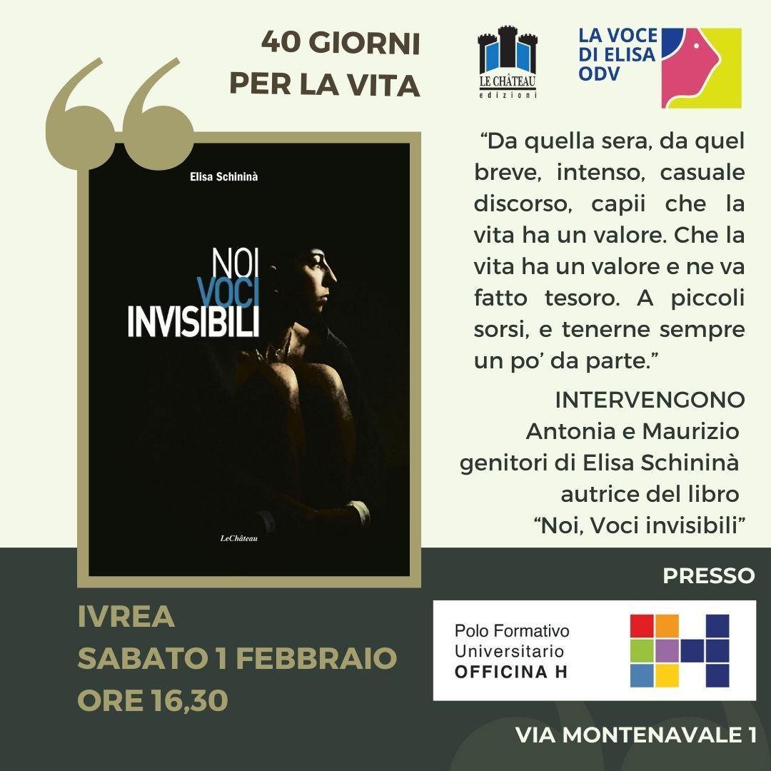 IVREA - Presentazione del libro «Noi, voci invisibili»