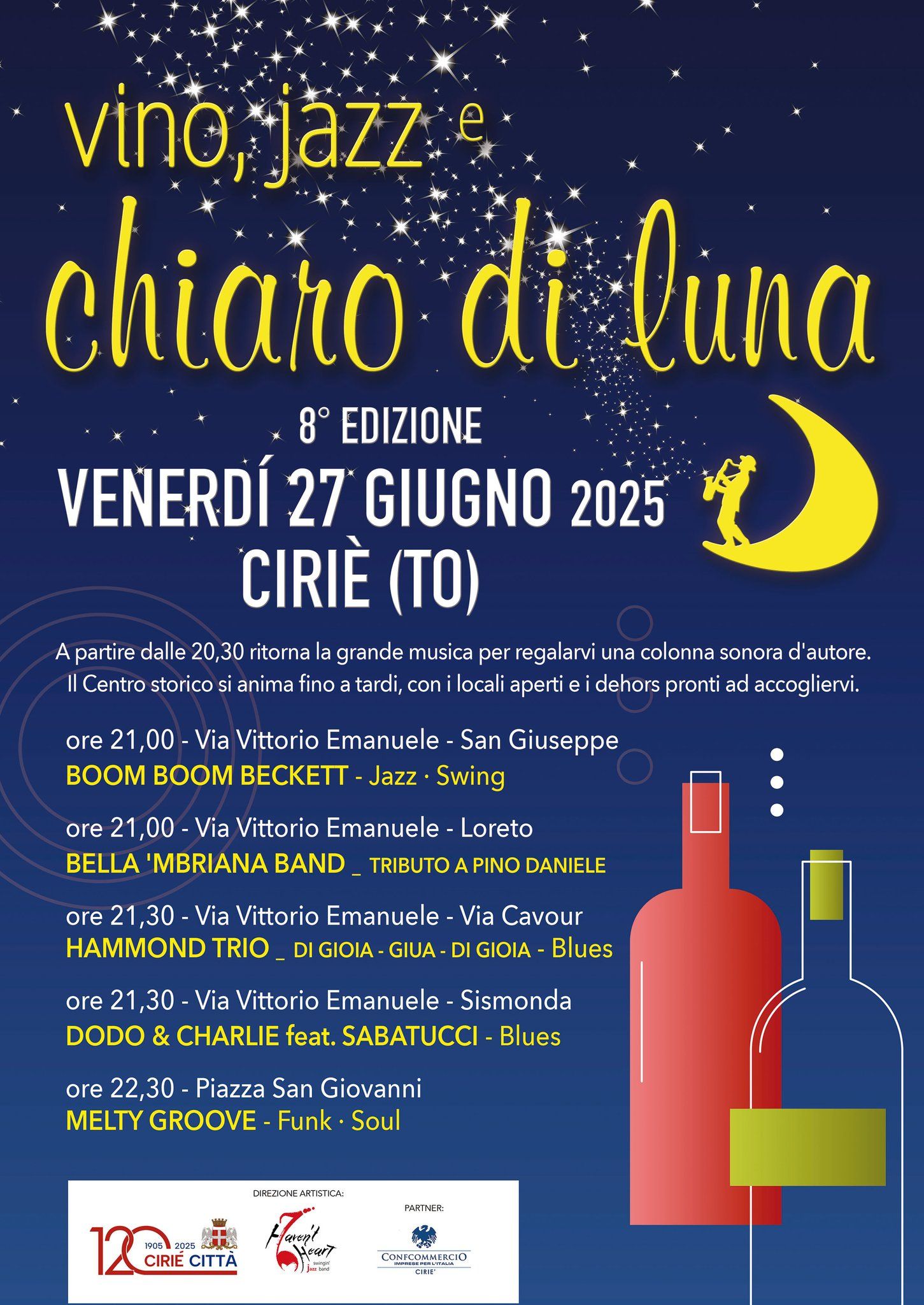 CIRIE' - Vino, jazz e chiaro di luna
