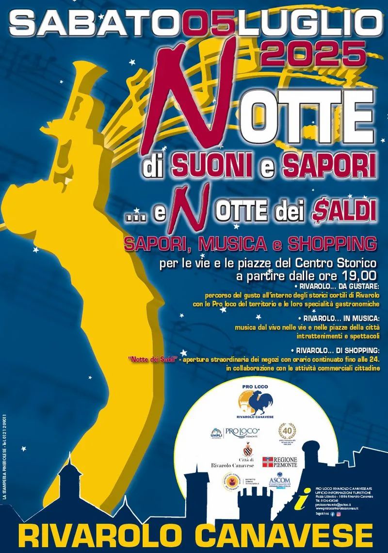 RIVAROLO CANAVESE - Notte di suoni e sapori... e notte dei saldi
