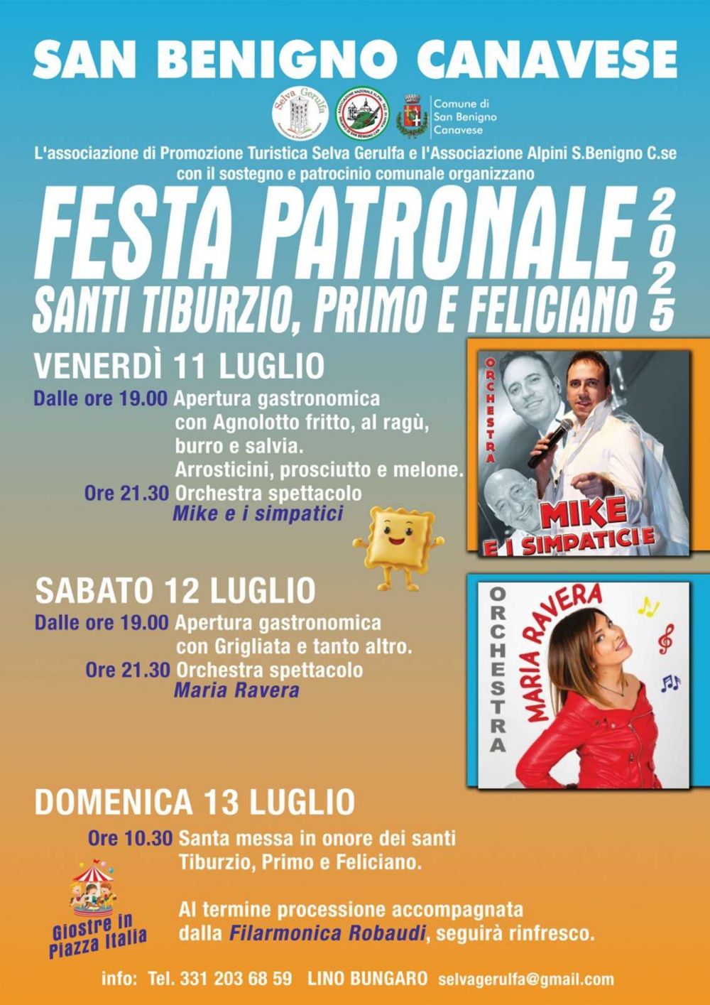 SAN BENIGNO CANAVESE - Festa patronale